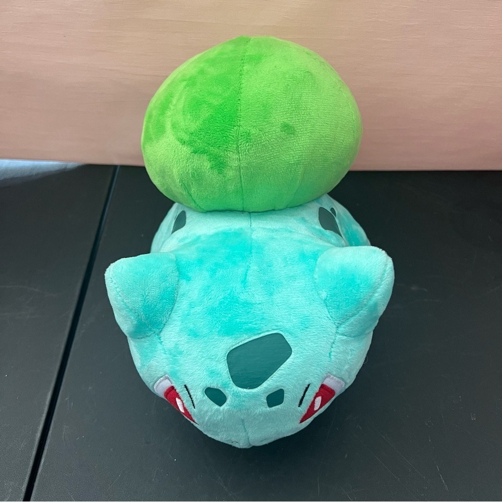 1997 Nintendo Pokémon Bulbasaur Green and Blue Plush Toy Kids Adults Collectible - Picture 2 of 10